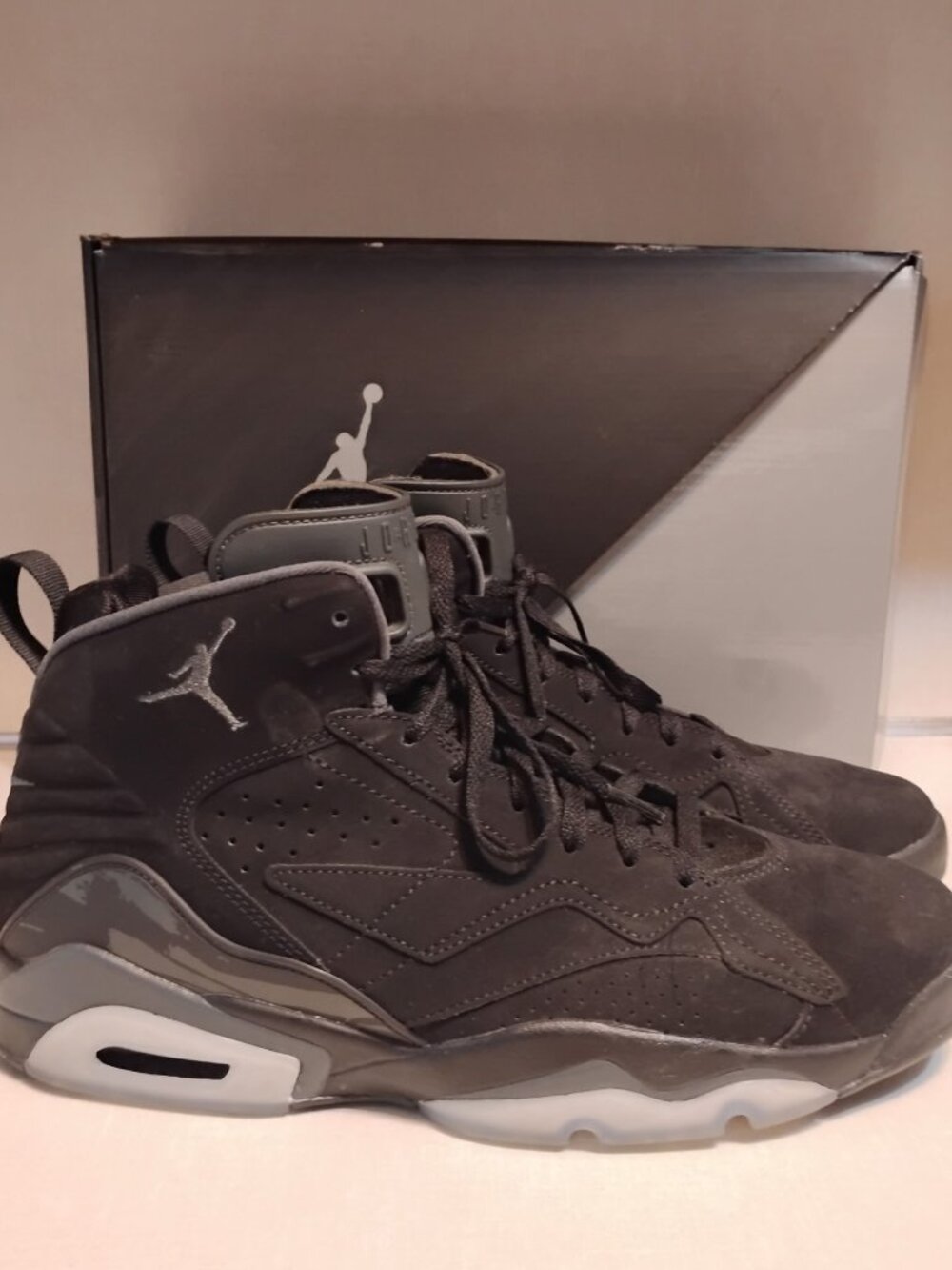 Nike Air Jordan MVP 678 Black Anthracite Dark Grey DZ4475-001 Men's